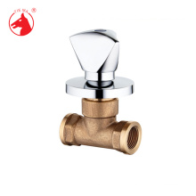 ISO9001 approval brass 2-way concealed valve